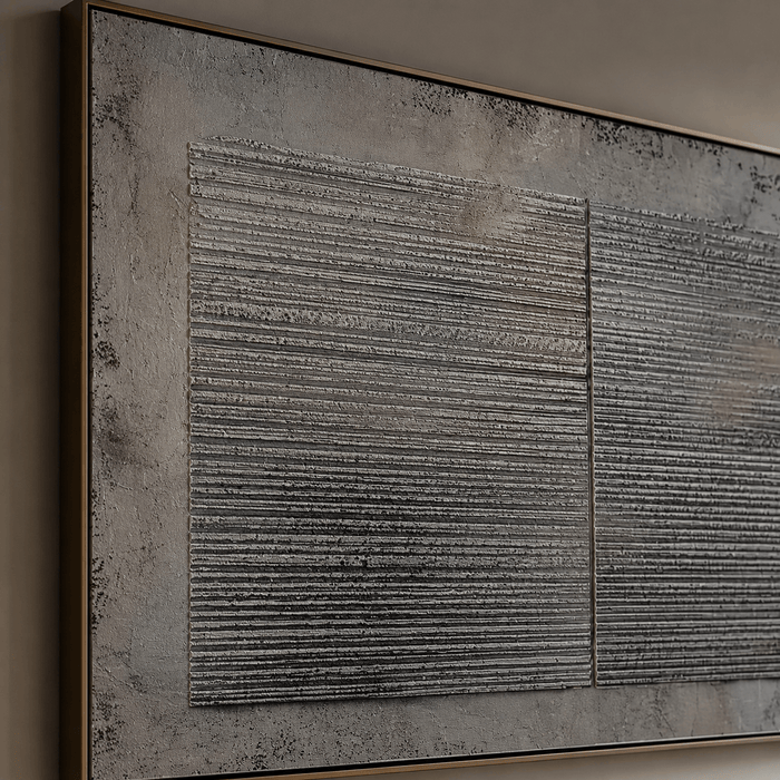 Textured Linear Composition | Elegant Tranquility