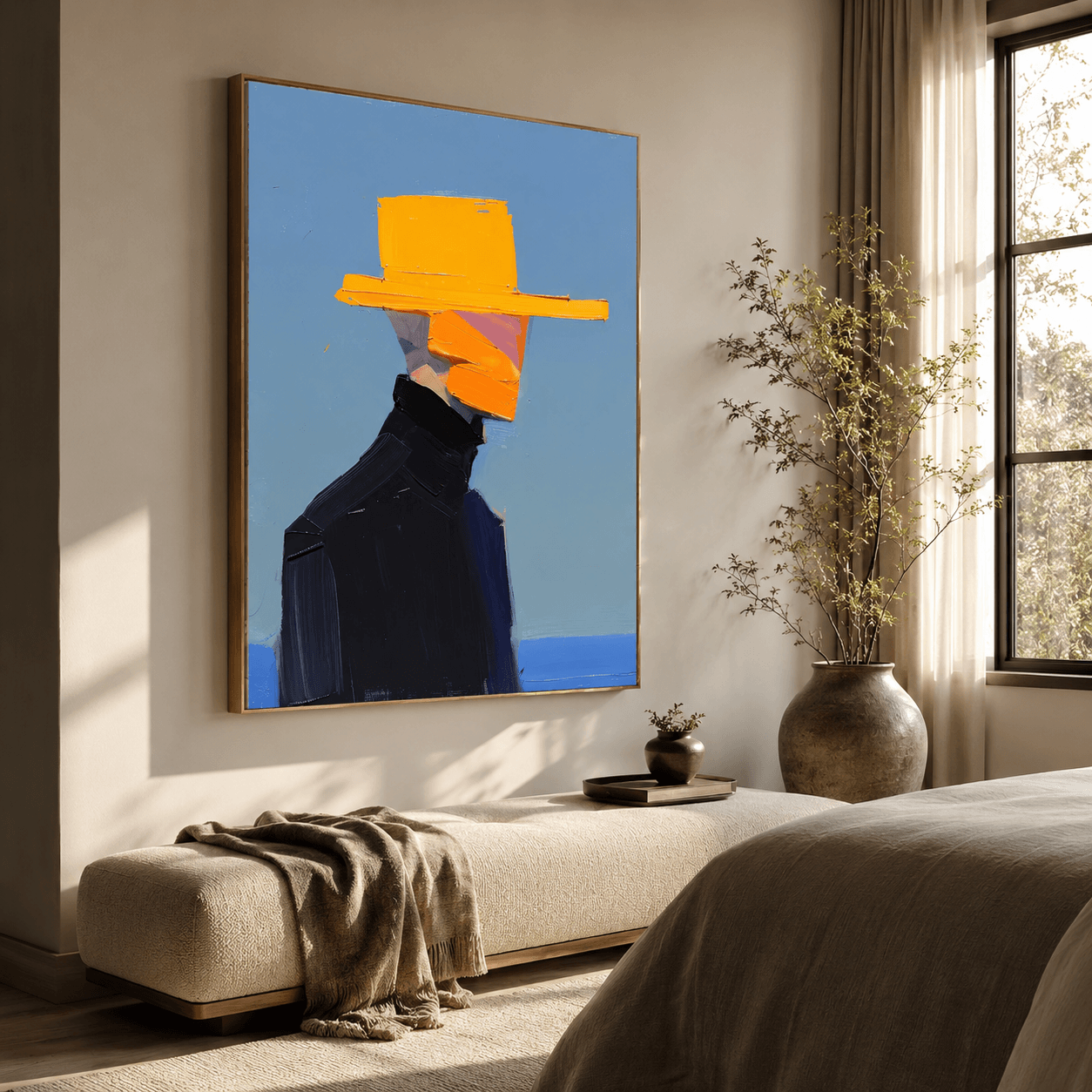 Bold Color Portrait Art | Modern Chic