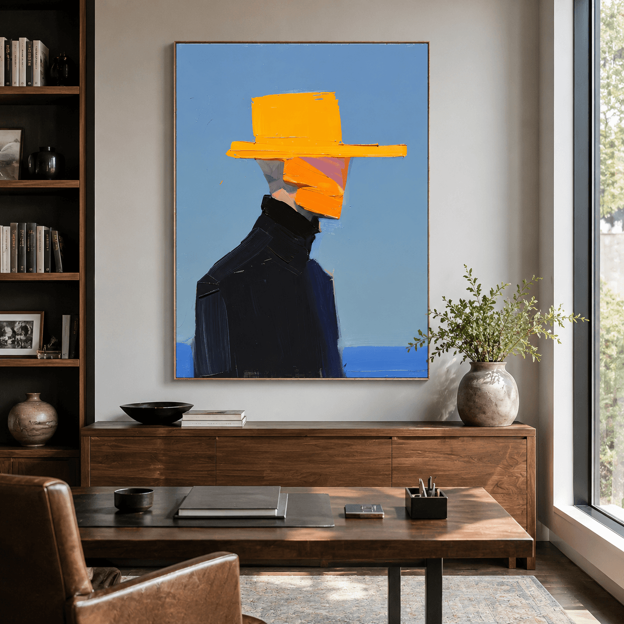 Bold Color Portrait Art | Modern Chic