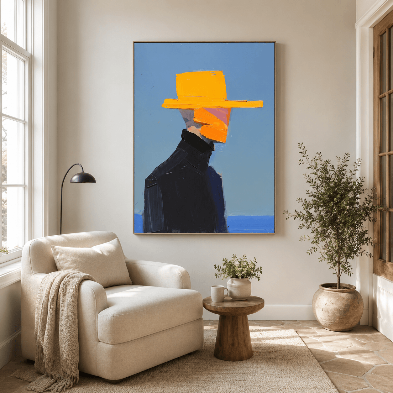 Bold Color Portrait Art | Modern Chic