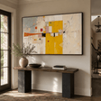 Textured Colorful Geometry | Yellow White
