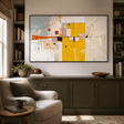 Textured Colorful Geometry | Yellow White