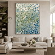 Textured Leaf Abundance | Blue Green