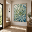 Textured Leaf Abundance | Blue Green