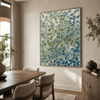 Textured Leaf Abundance | Blue Green