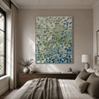 Textured Leaf Abundance | Blue Green