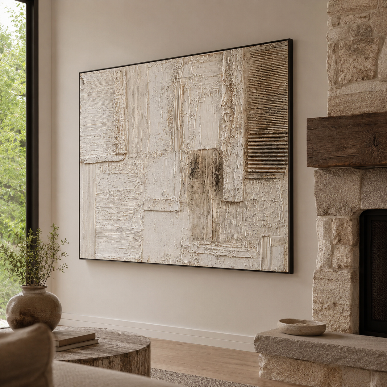 Warm-Tone Textured Art | Sophisticated Calm 2