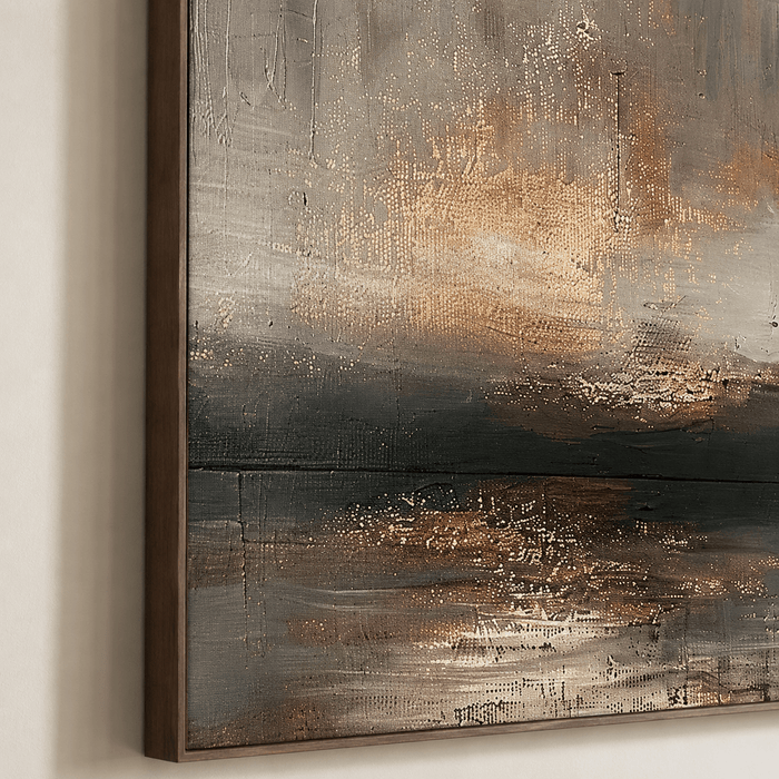 Textured Neutral Radiance | Gold Haze