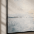 Minimalist Blue Seascape Art | Calm Sophistication