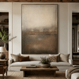 Textured Earthy Hues Art | Minimalist Sophistication
