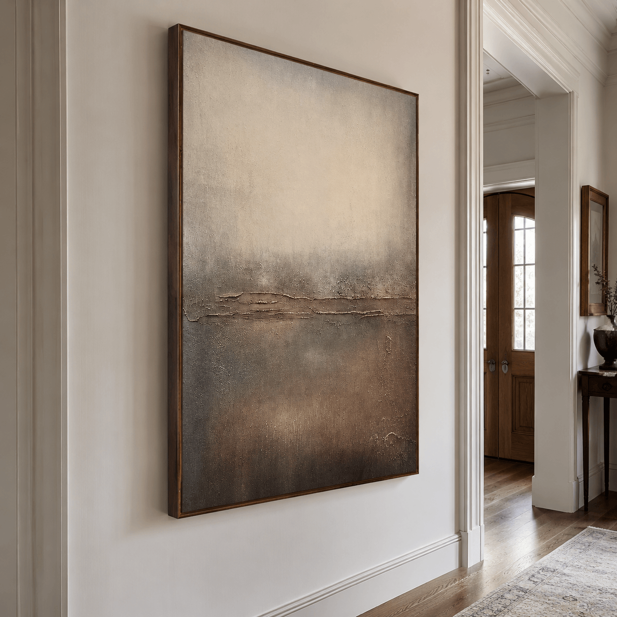 Textured Earthy Hues Art | Minimalist Sophistication