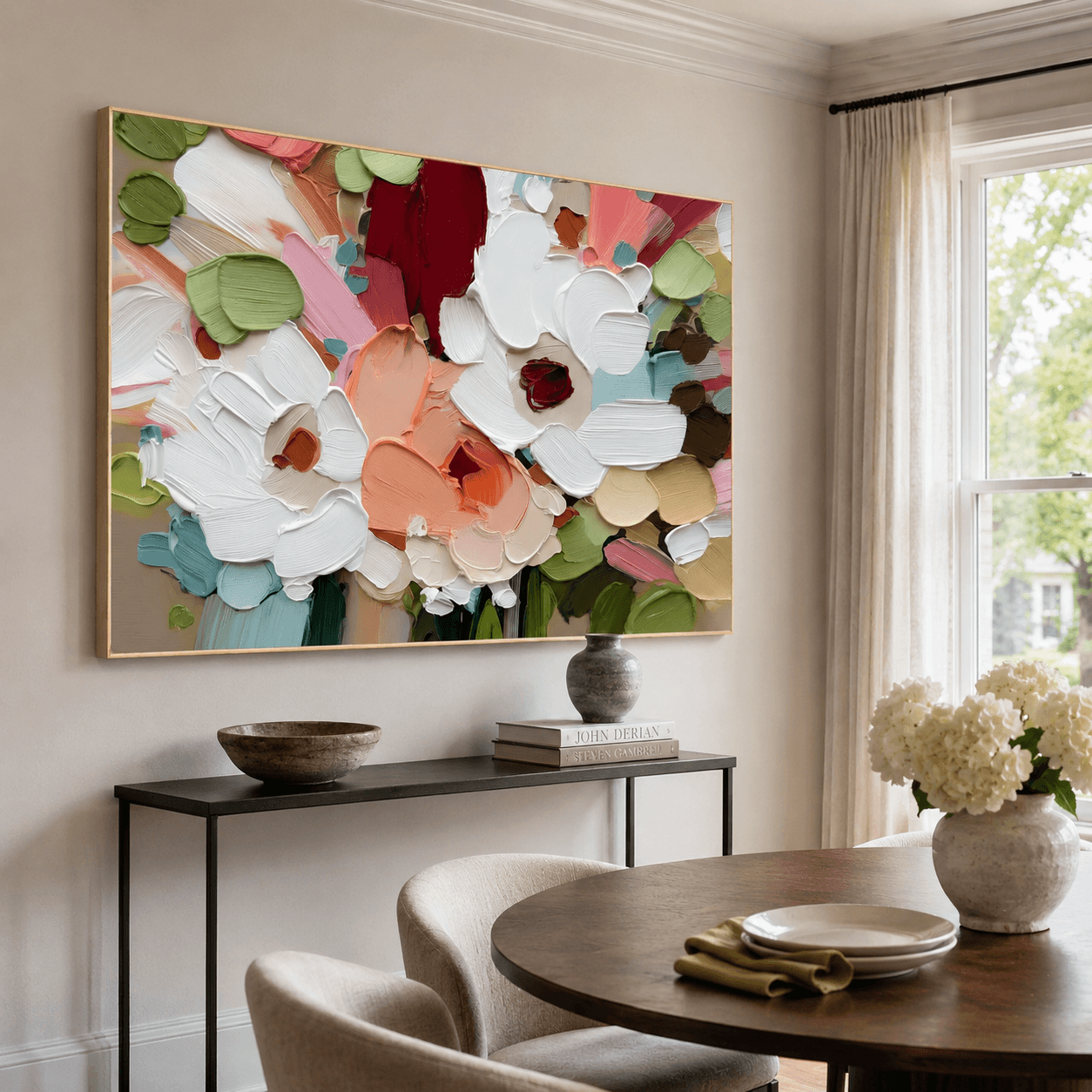 Impasto Petal Radiance | Garden Glow
