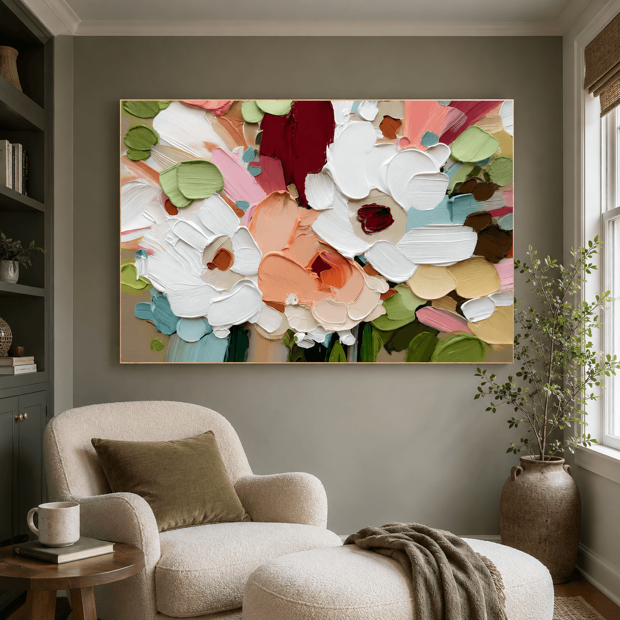 Impasto Petal Radiance | Garden Glow