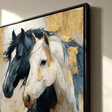 Textured Equine Elegance | Dual Steeds
