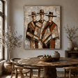 Textured Cloaked Trio | Earthy Hues