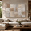 Textured Patchwork Serenity | Neutral Tones