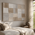 Textured Patchwork Serenity | Neutral Tones