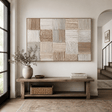 Textured Patchwork Serenity | Neutral Tones