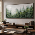 Textured Forest Opulence | Green Pine