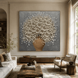 Textured Blossom Grandeur | Luminous Sophistication