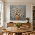 Textured Blossom Grandeur | Luminous Sophistication