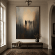 Figurative Shadow Figure Art | Moody Sophistication