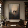 Figurative Shadow Figure Art | Moody Sophistication