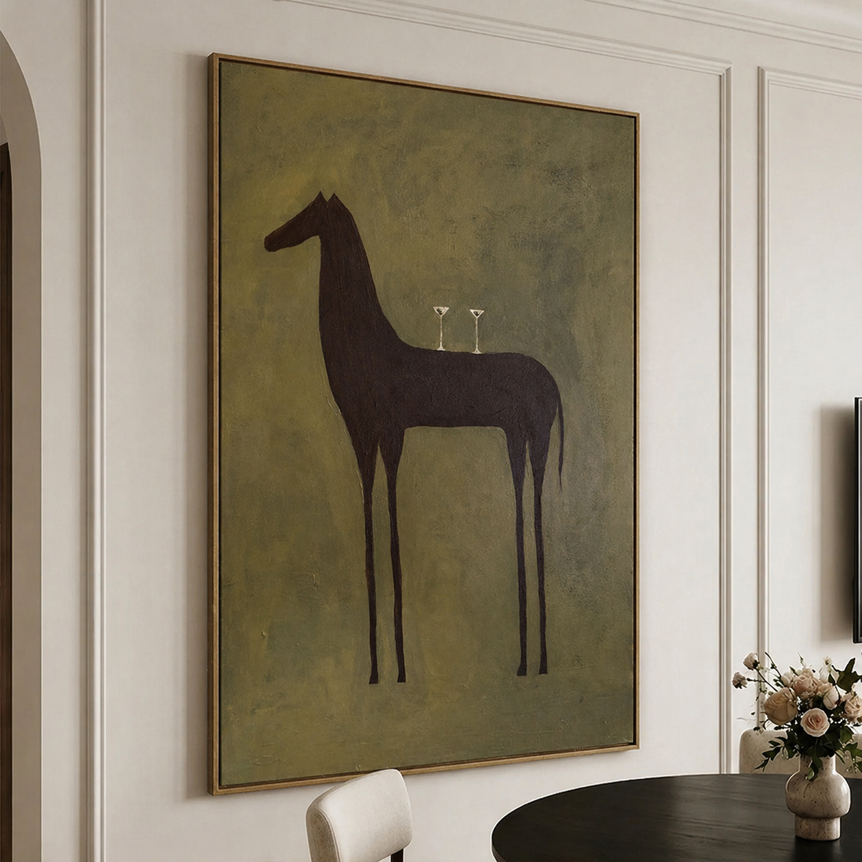 Surreale Kunst | Pferd & Cocktails