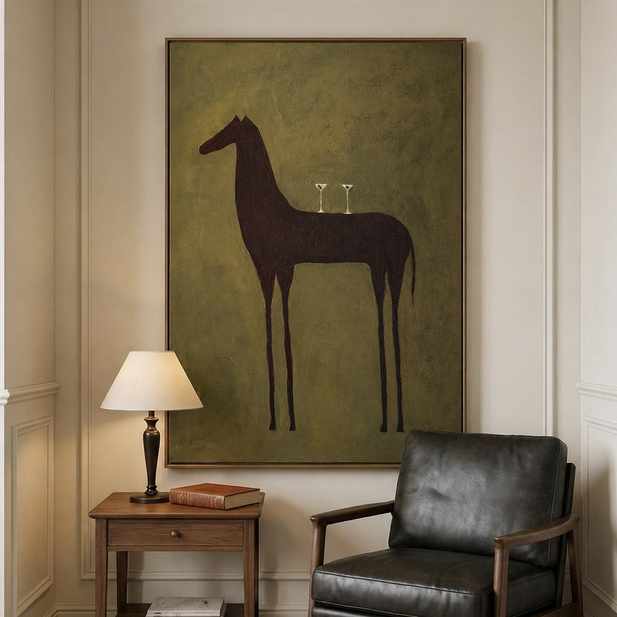 Surreale Kunst | Pferd & Cocktails