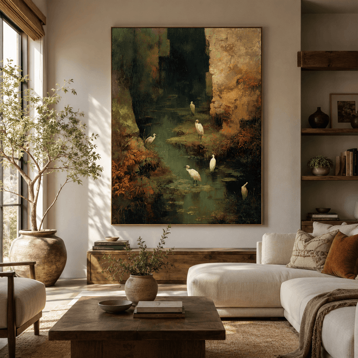 Egrets Creek Art | Natural Serenity