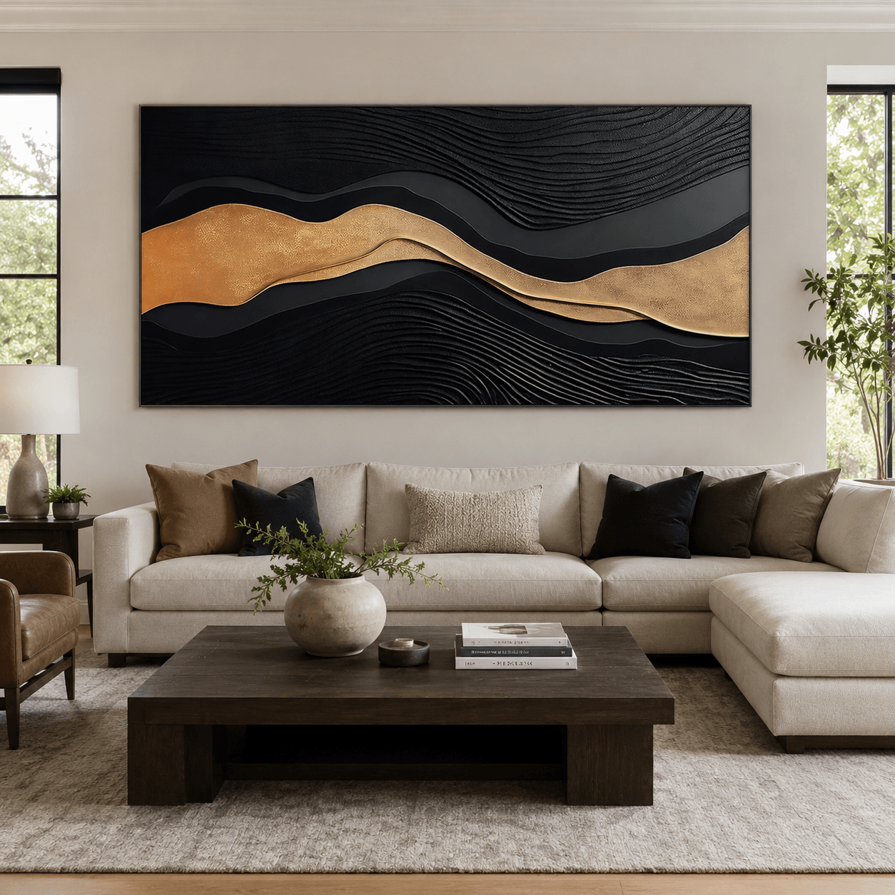 Textured Fluid Art | Luxurious Elegance