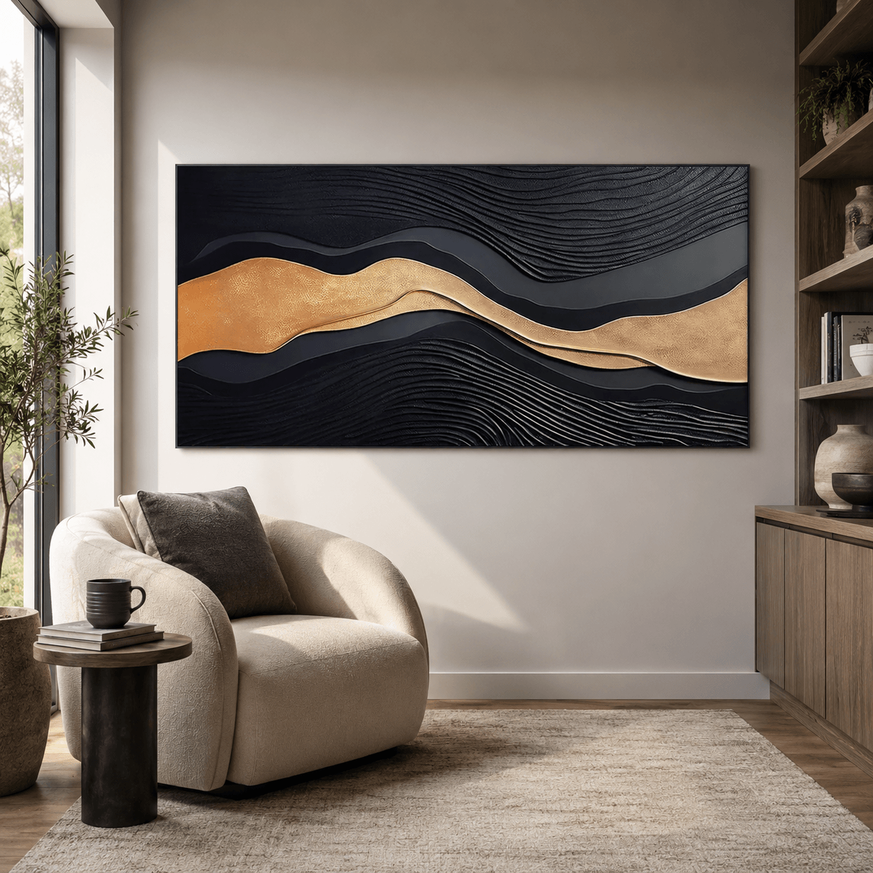 Textured Fluid Art | Luxurious Elegance