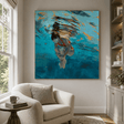 Figurative Underwater Swim Art | Vibrant Leisure Vibe
