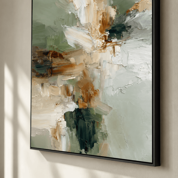 Textured Abstract Serenity | Sage Blend