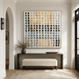 Textured Dot Art | Elegant Neutrals