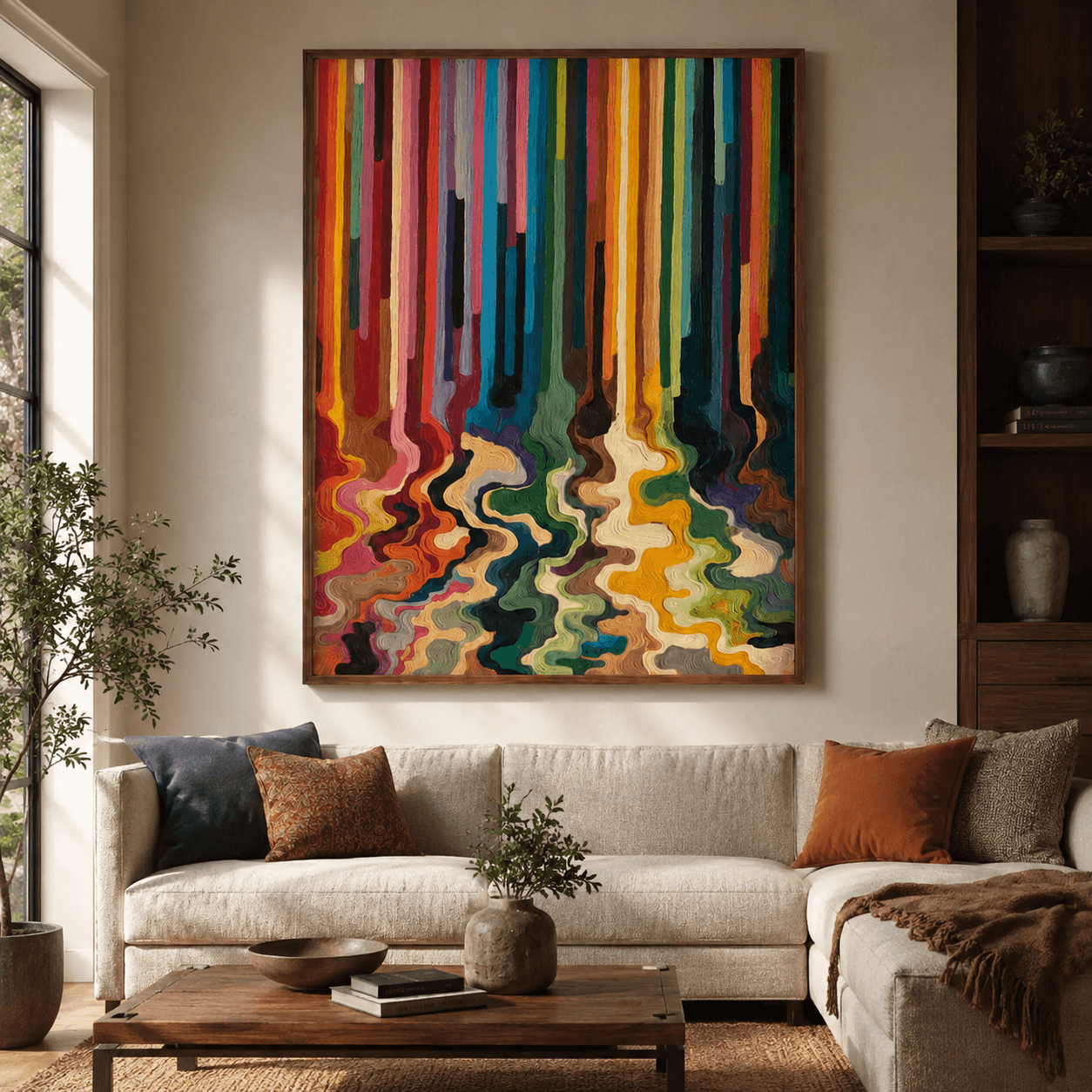Colorful Flow Art | Vivid Depth