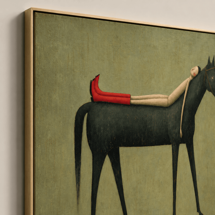 Textured Languid Equine | Scarlet Repose