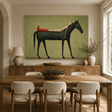 Textured Languid Equine | Scarlet Repose