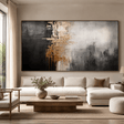 Textured Metallic Elegance | Gold Gray