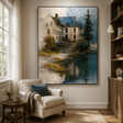Textured Chateau Serenity | Beige Blue