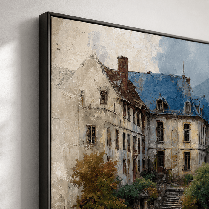 Textured Chateau Serenity | Beige Blue