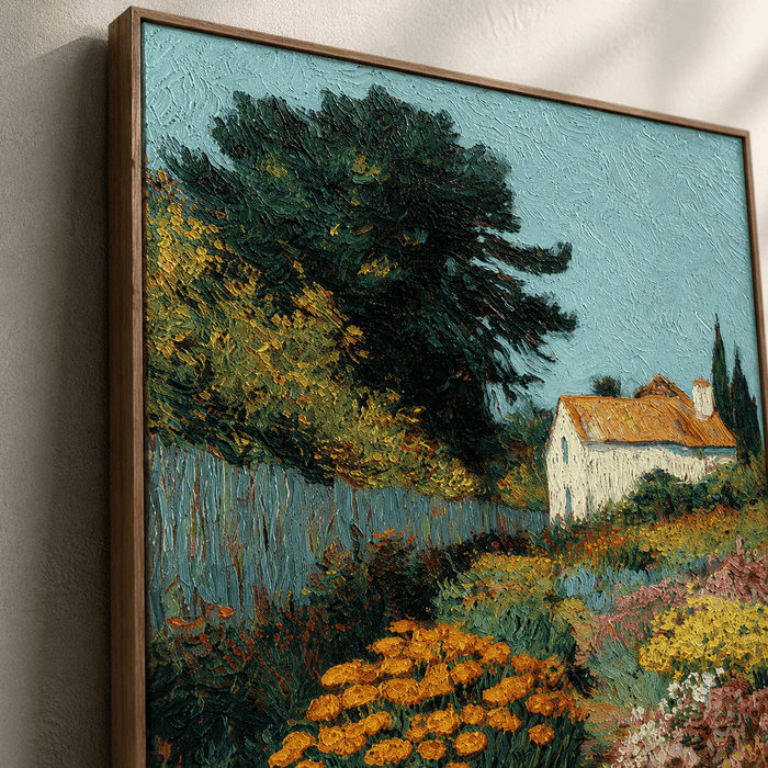 Textured Garden Vibrancy | Colorful Bloom