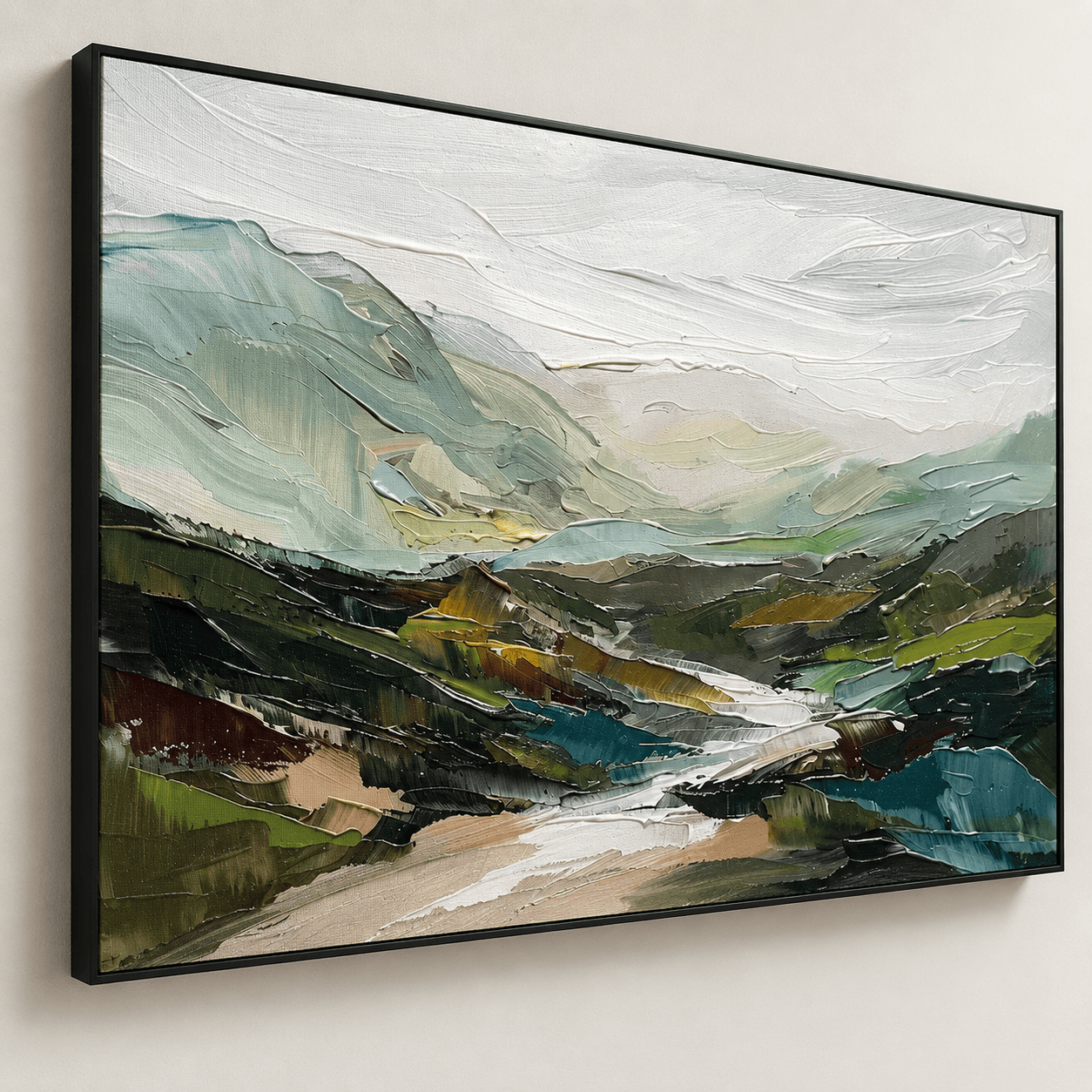 Strukturierte Berglandschaft | Grüne Landschaft