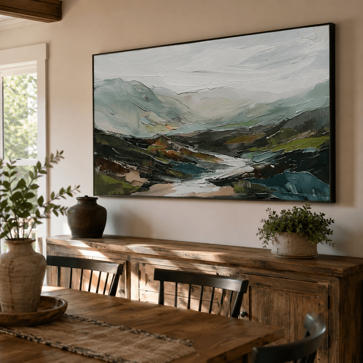 Strukturierte Berglandschaft | Grüne Landschaft