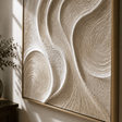 Impressionist Art | Cream Wave Swirl