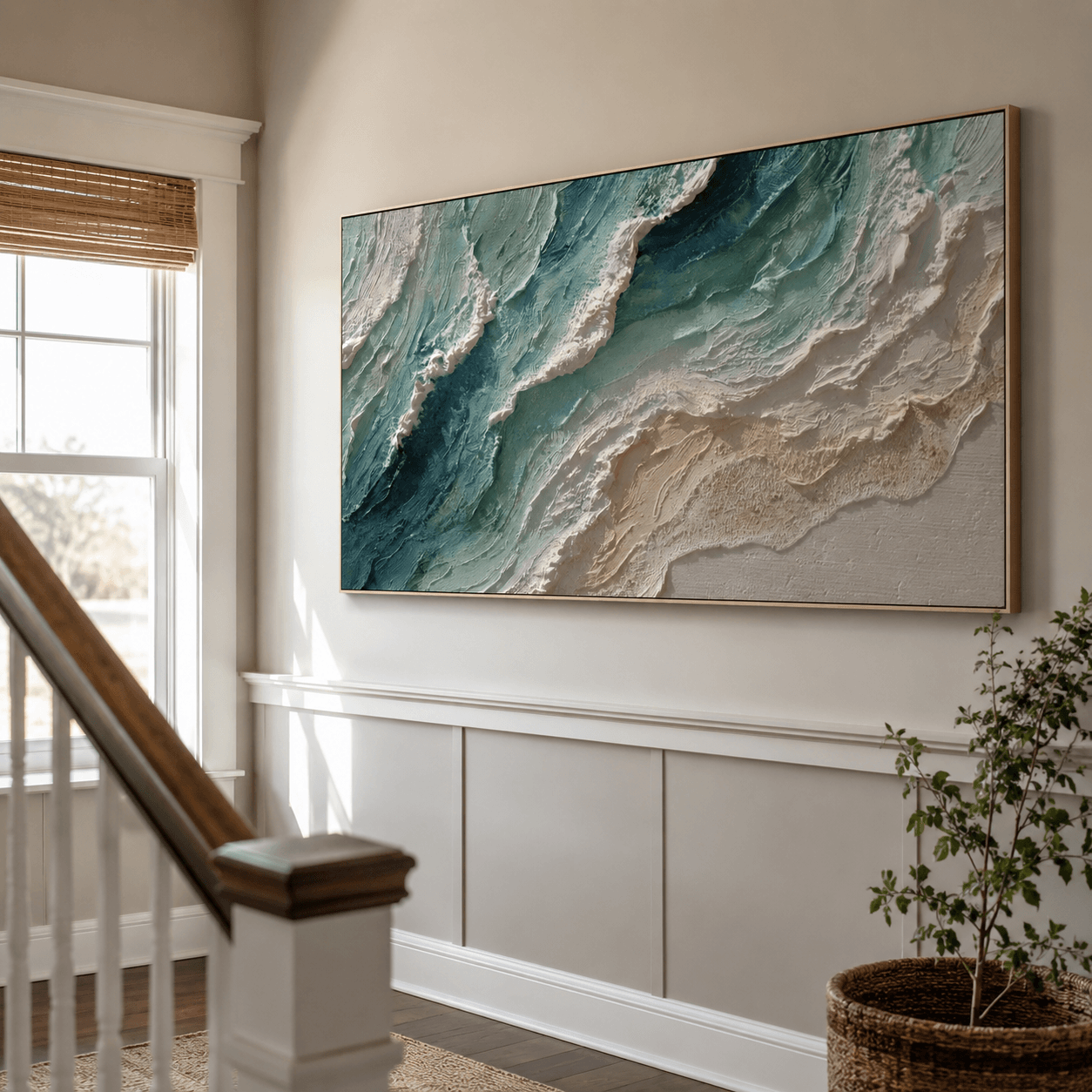 3D-Textured Art | Soft Shore Waves
