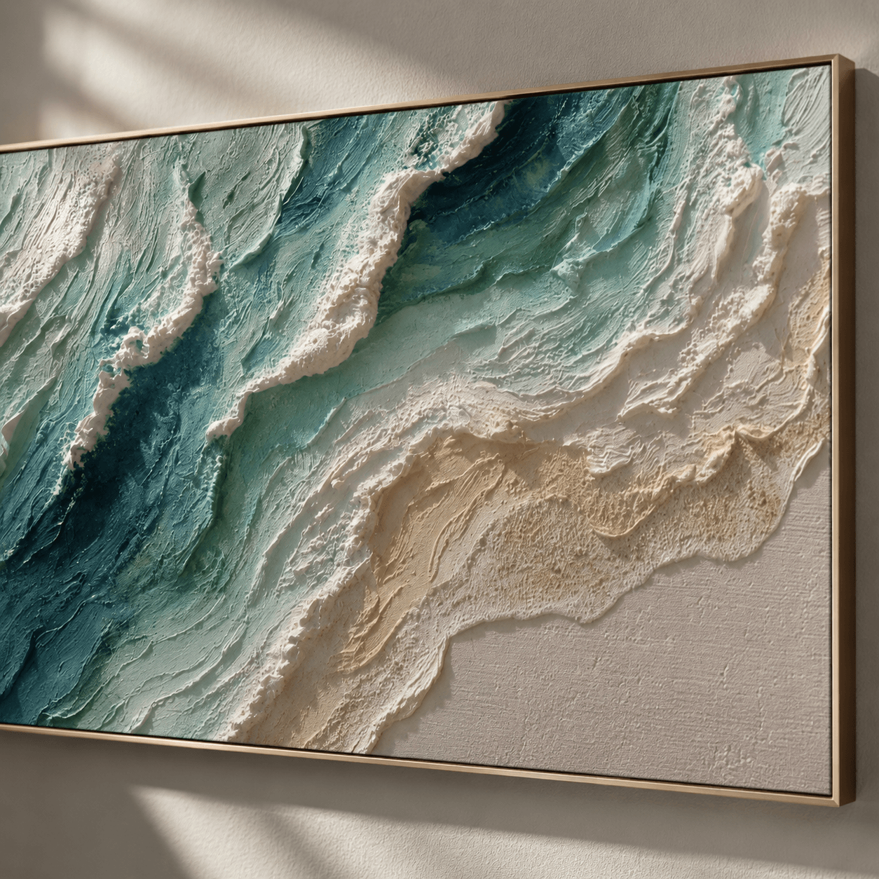 3D-Textured Art | Soft Shore Waves
