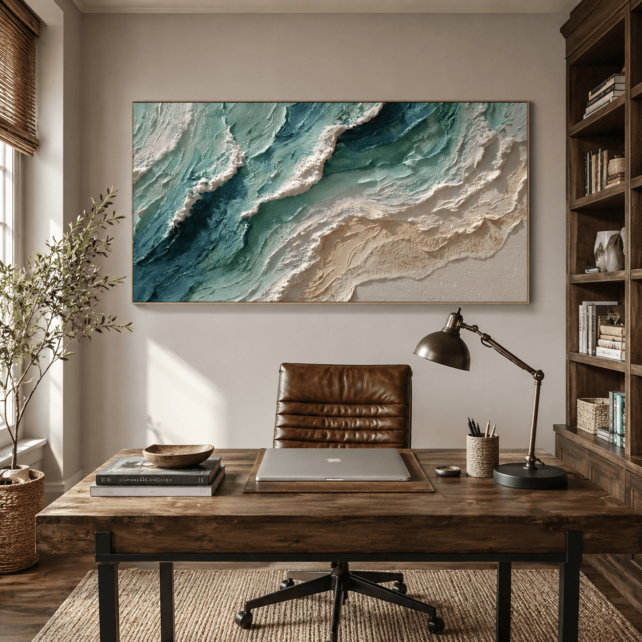 3D-Textured Art | Soft Shore Waves