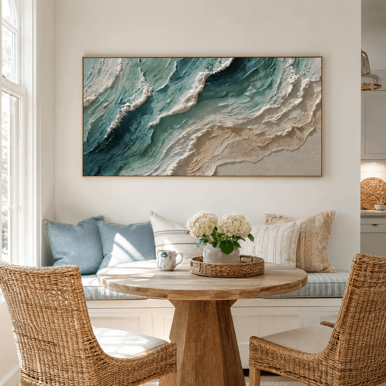 3D-Textured Art | Soft Shore Waves