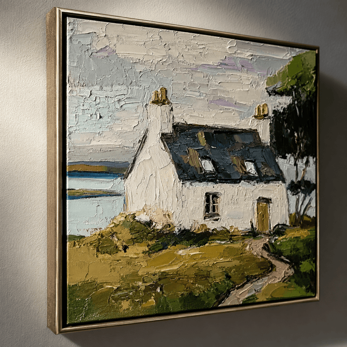Impressionist Art | Lakeside Cottage Haven